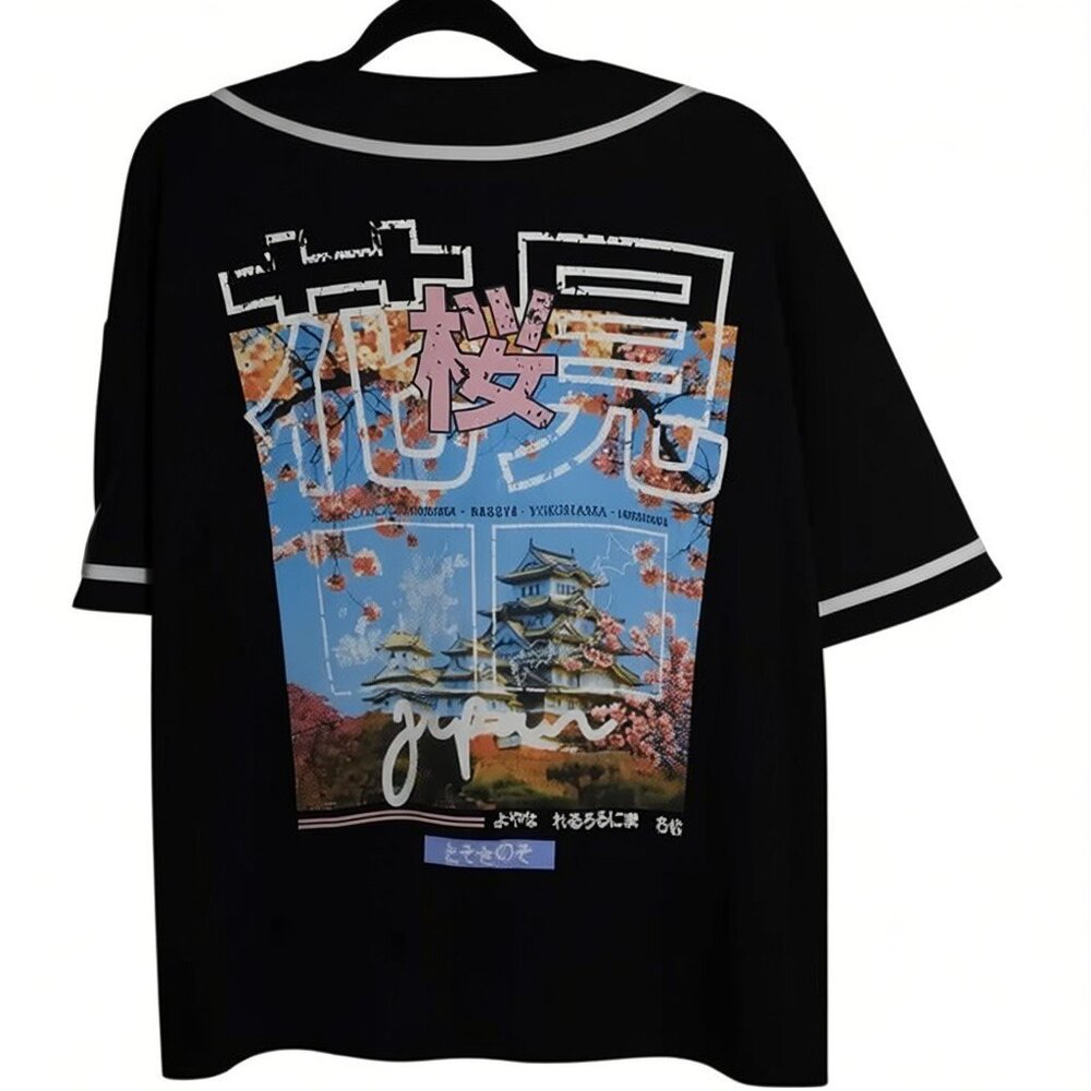 Bailey Apparel Button Down Jersey East X West Tokyo 2XL UNISEX